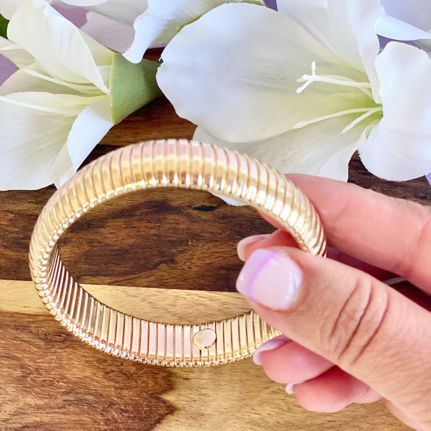 14mm Wide Coil Bangle