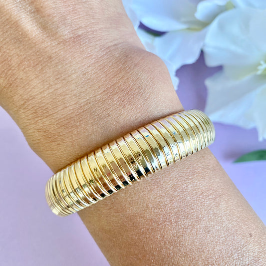 14mm Wide Coil Bangle