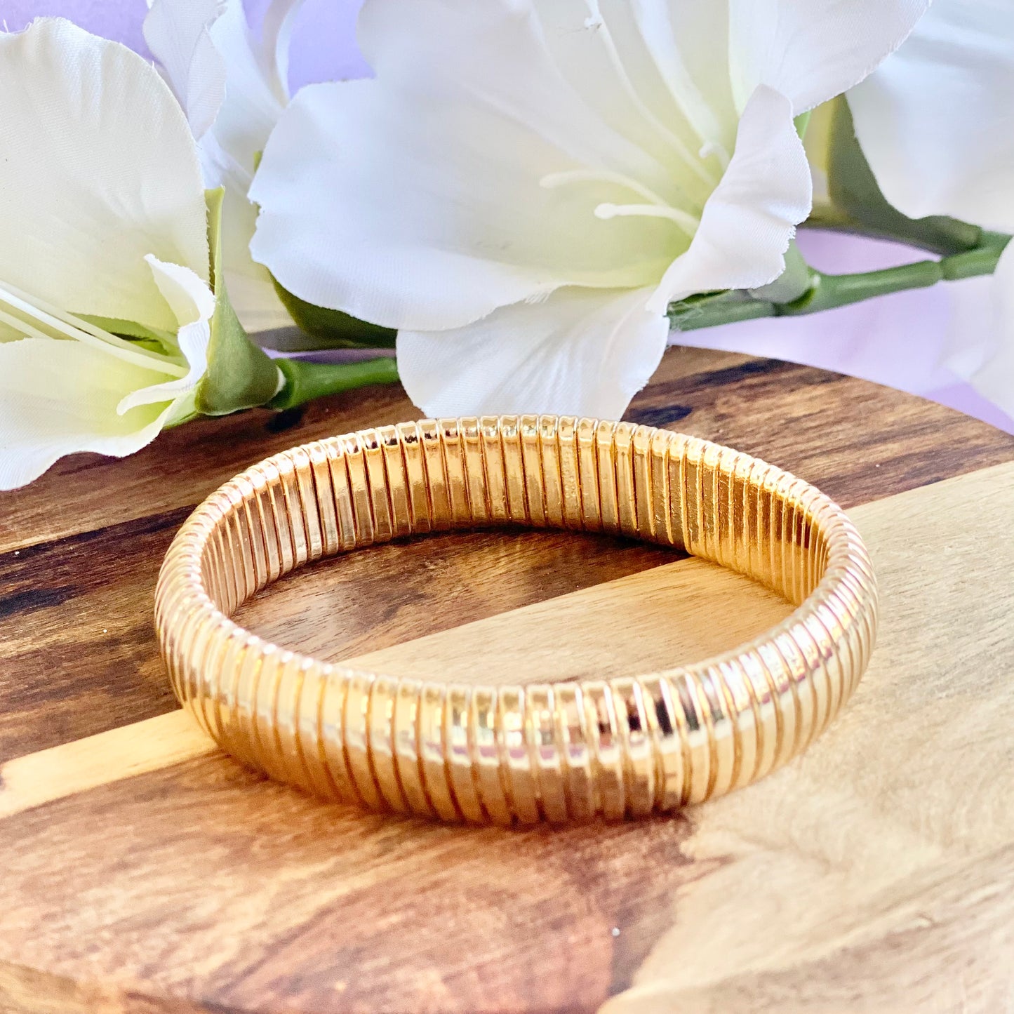 14mm Wide Coil Bangle