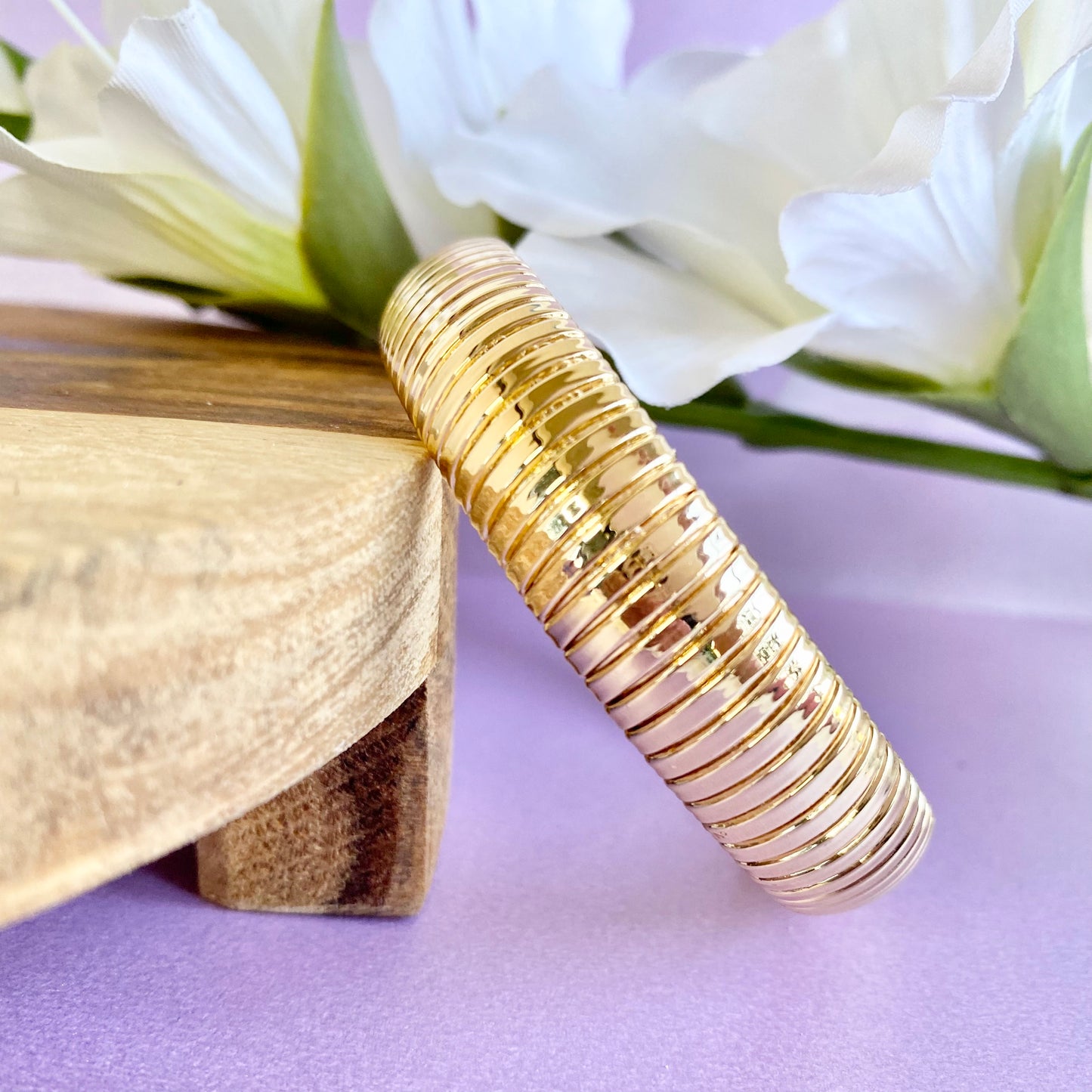 14mm Wide Coil Bangle